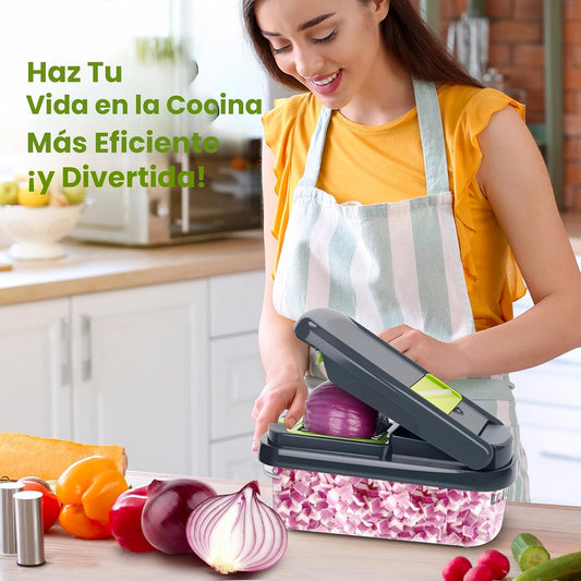 🥕 Cortador de Verduras 16 en 1 – Multifuncional ⬇️⬇️
